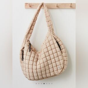 Free People Quilted Carry All- Like new!